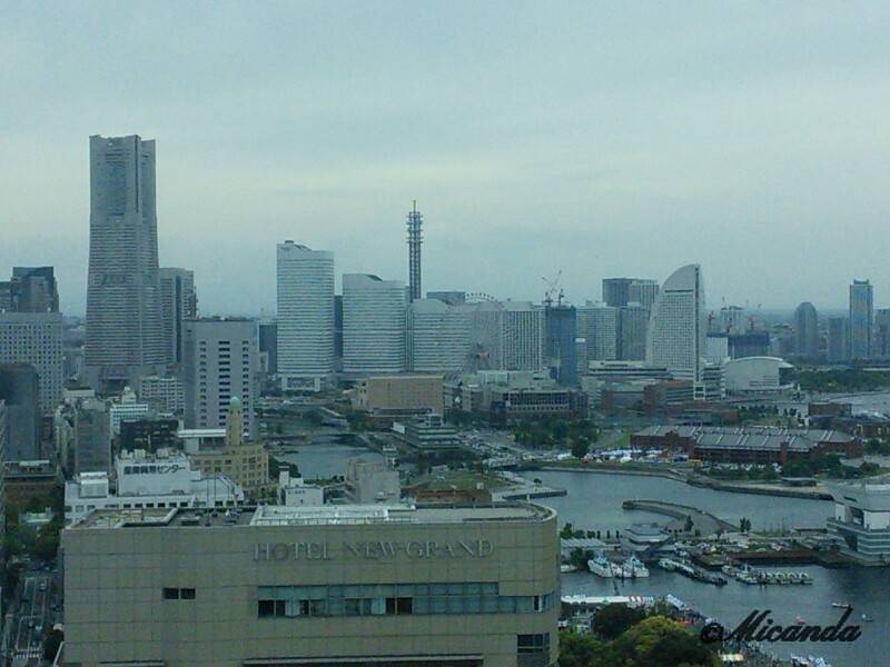 横浜のマリンタワーからの景色